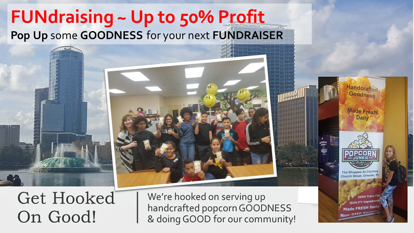 Popcorn Fundraising with Popcorn Junkie